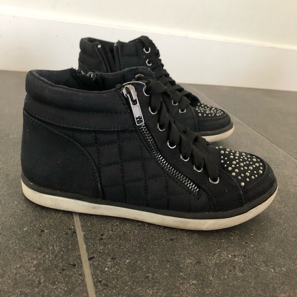 Lace-up High top sneakers for girls - Picture 4 of 7